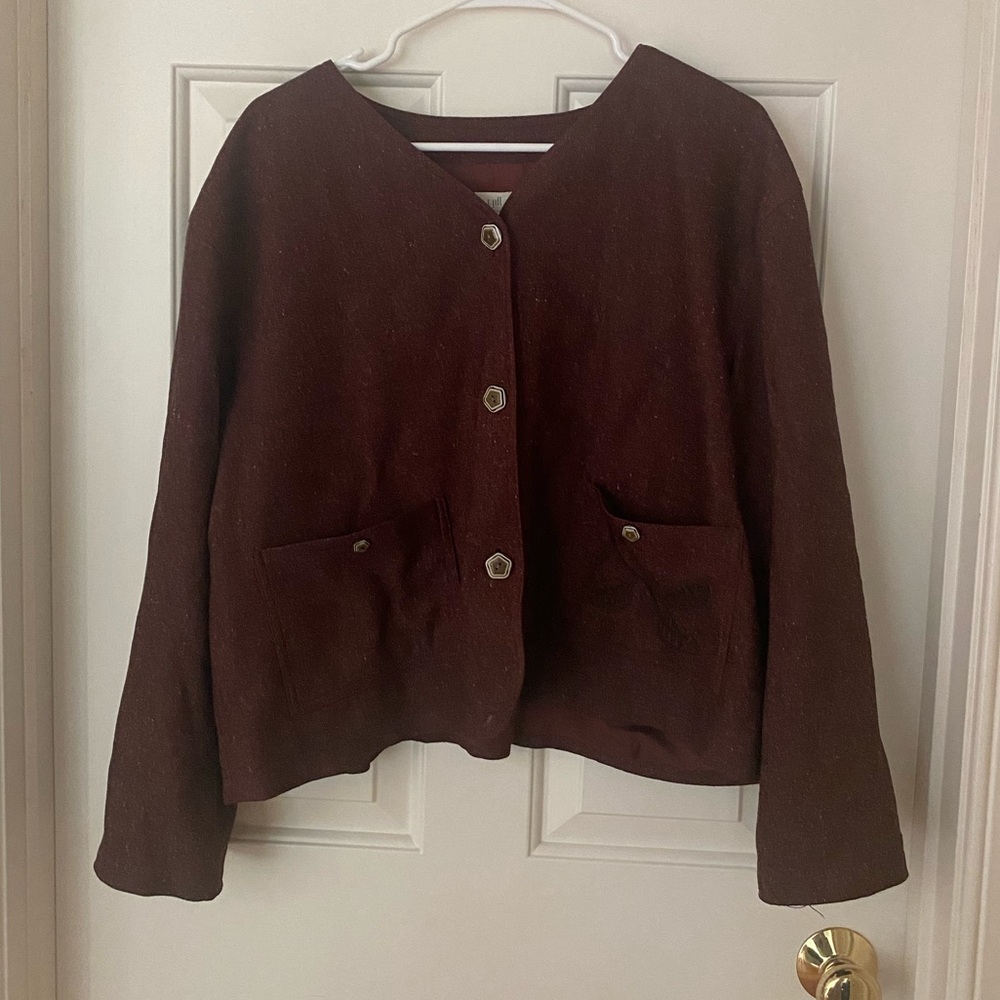 J.Jill Stretch Embroidered Jacket